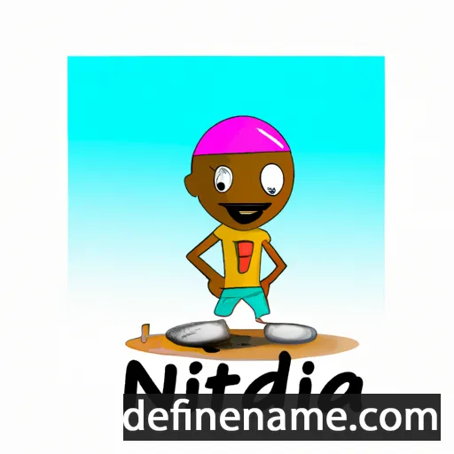 cartoon of the name Ndabiti