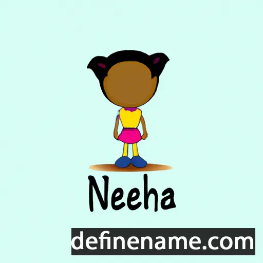 cartoon of the name Ndhe'neza