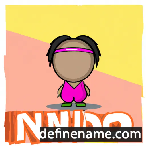 cartoon of the name Ndini