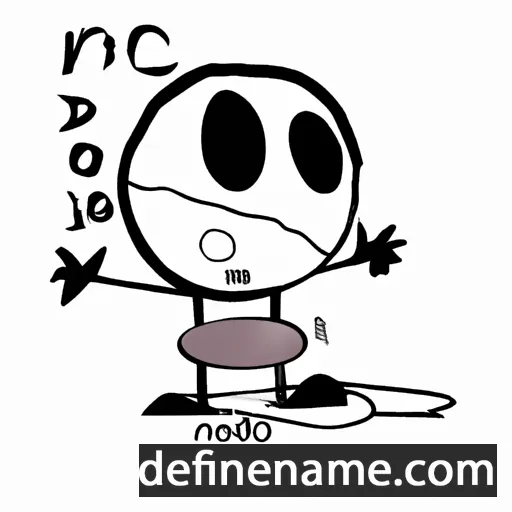 cartoon of the name Ndoc