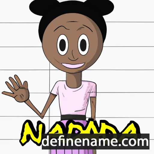 cartoon of the name Ndodana