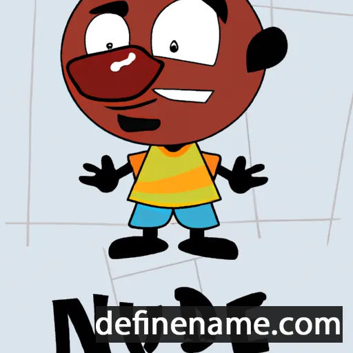 cartoon of the name Ndue