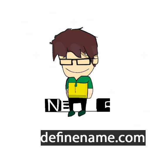 cartoon of the name Ne