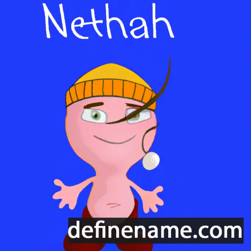 cartoon of the name Neachtan