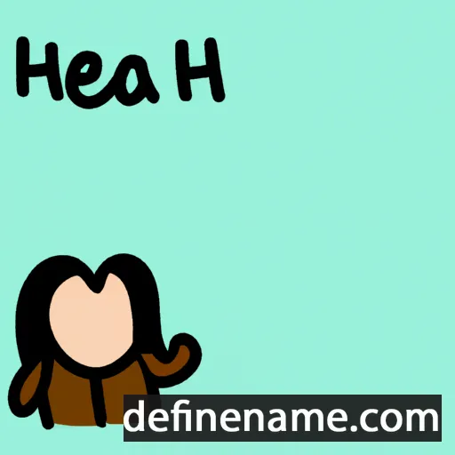 cartoon of the name Neah