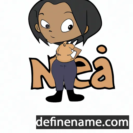 cartoon of the name Neah