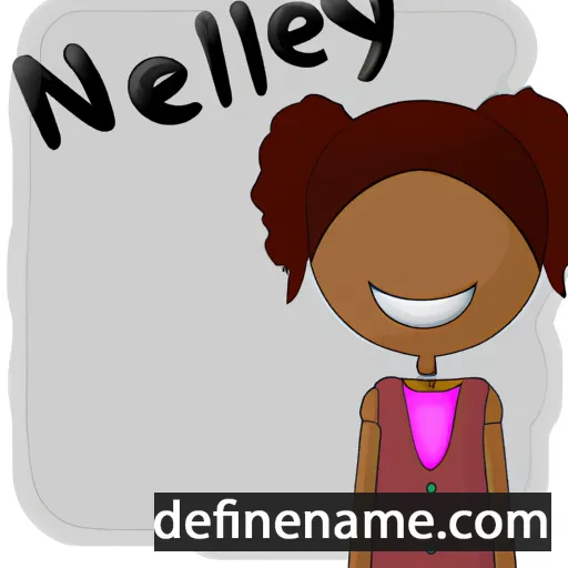 cartoon of the name Nealy