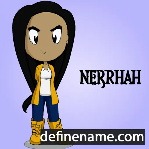 cartoon of the name Neariah