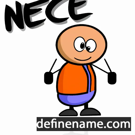 cartoon of the name Necip