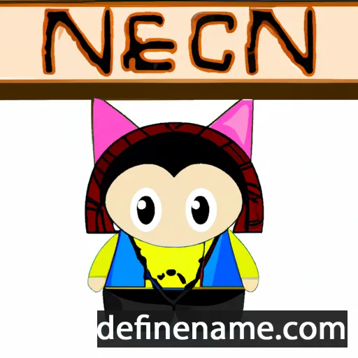 cartoon of the name Necmi