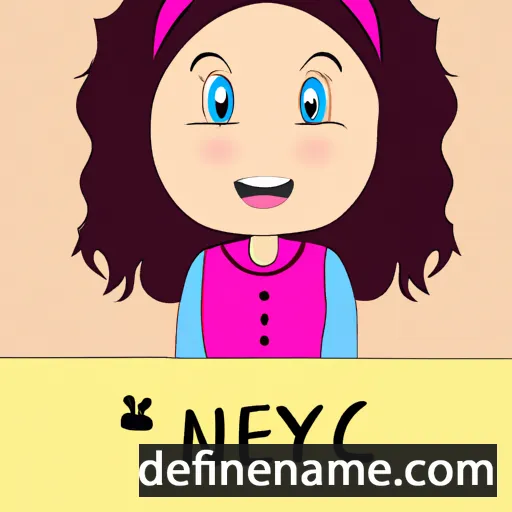 cartoon of the name Necmiye