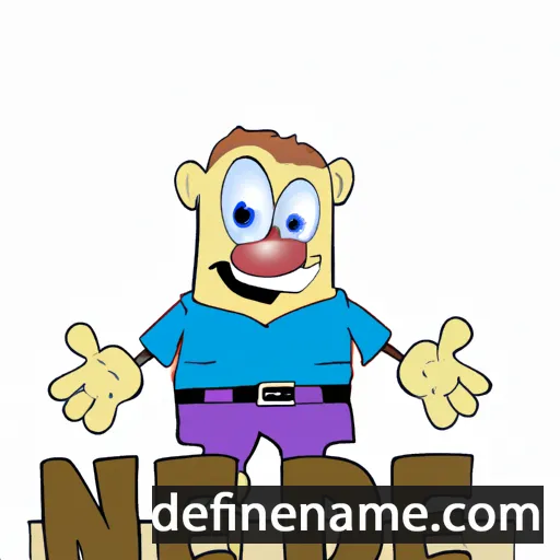 cartoon of the name Neddie