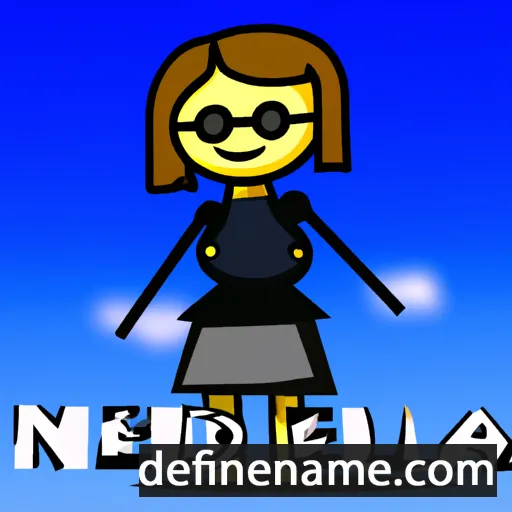 cartoon of the name Nedelina