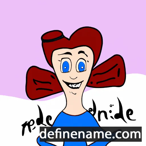 cartoon of the name Nedife