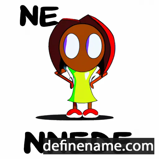 cartoon of the name Nedighe