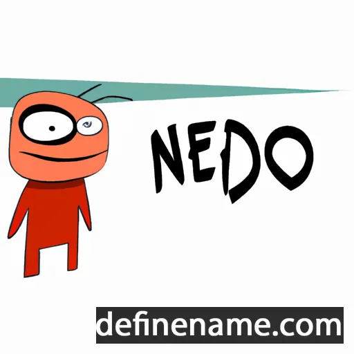 Nedko cartoon