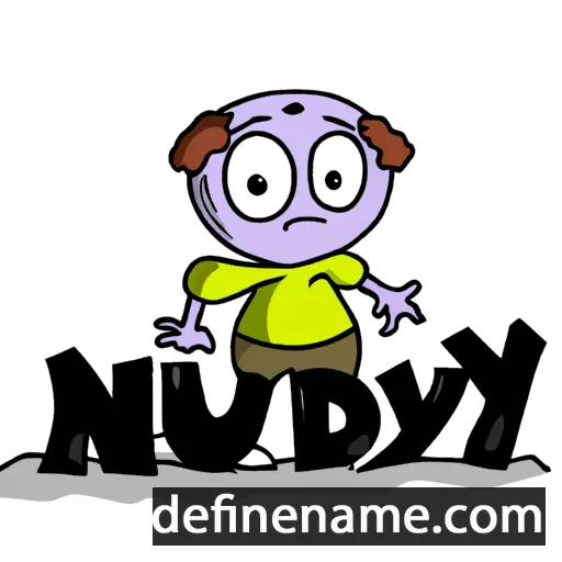 cartoon of the name Nedyu