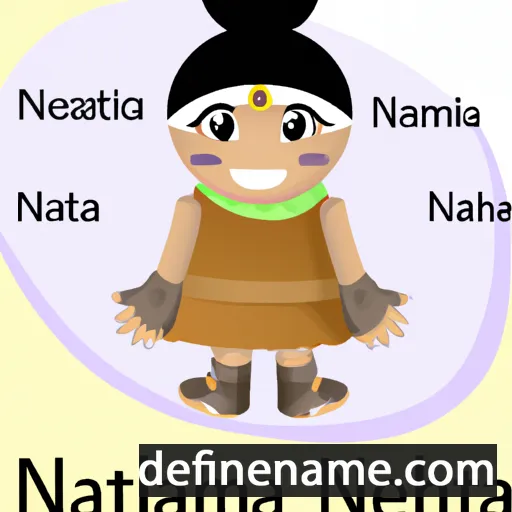 cartoon of the name Ne'elatama'uk