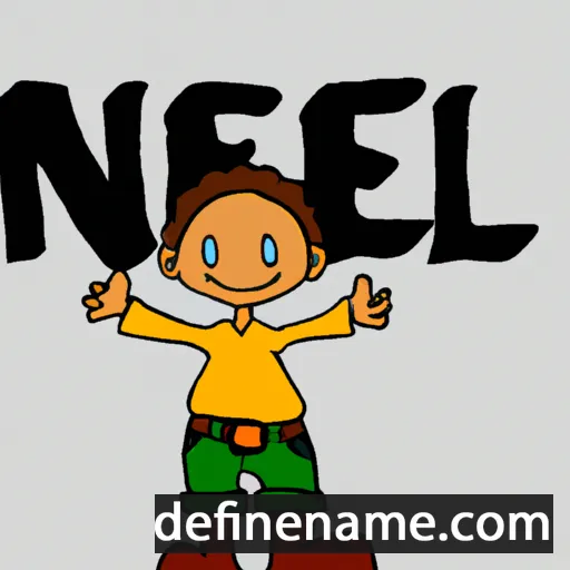 cartoon of the name Néel