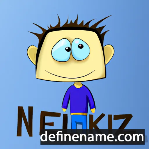 cartoon of the name Néliuszk