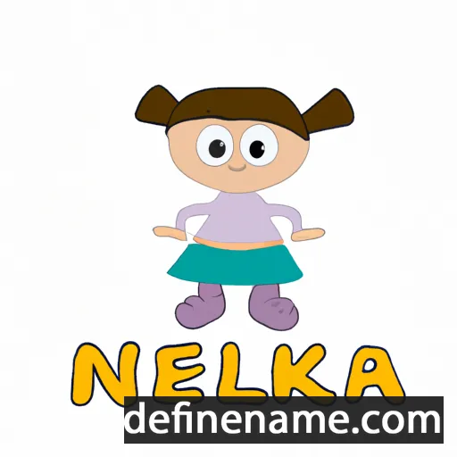 cartoon of the name Nélka