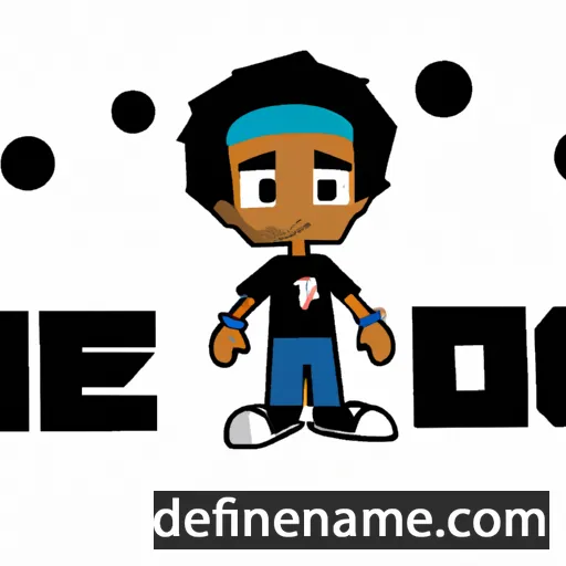 cartoon of the name Néo