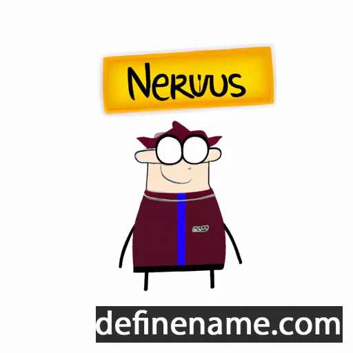 cartoon of the name Néreusz