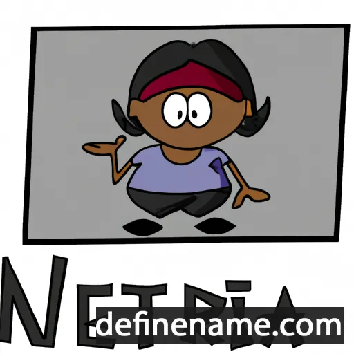 cartoon of the name Nèrta