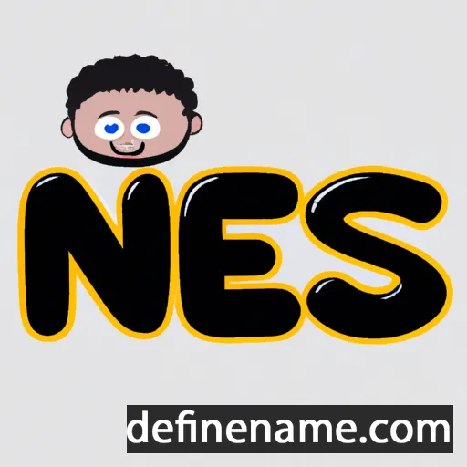 cartoon of the name Nês