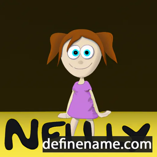 cartoon of the name Neeley