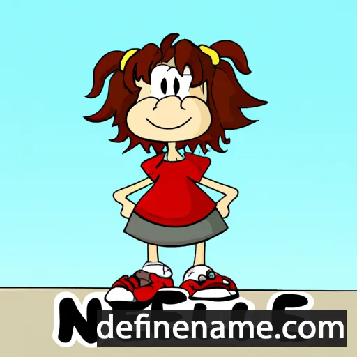 cartoon of the name Neelie