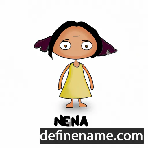 cartoon of the name Neena