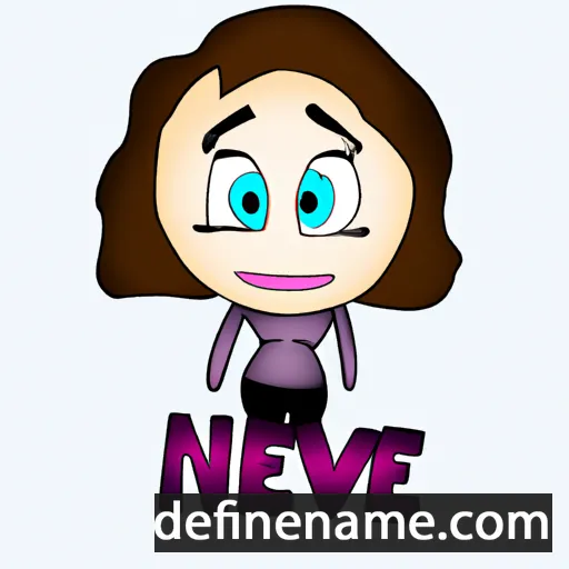 cartoon of the name Neeve