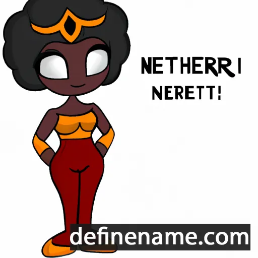 cartoon of the name Neferneferure