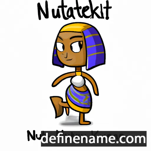 cartoon of the name Nefertkau