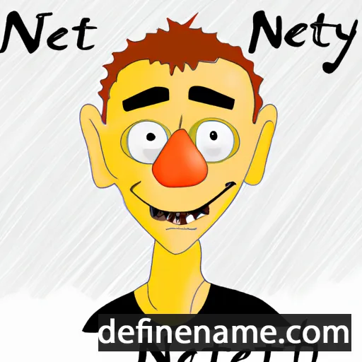 cartoon of the name Neftaly