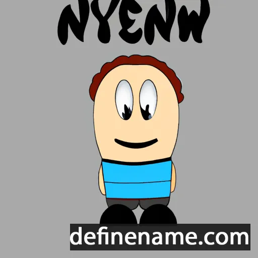 cartoon of the name Nefyn