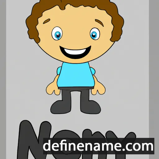 cartoon of the name Nefyn