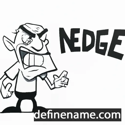 Negdel cartoon