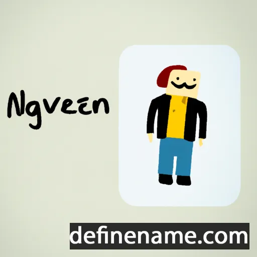 cartoon of the name Negovan