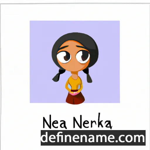 Neharika cartoon