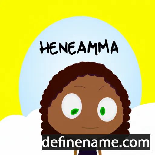 cartoon of the name Nehemia