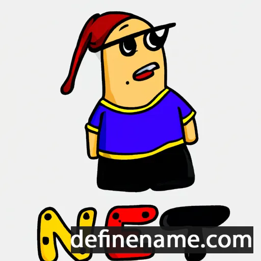 cartoon of the name Neït