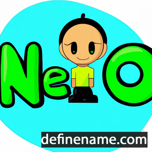 cartoon of the name Neiko