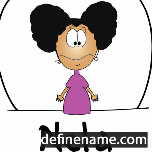 cartoon of the name Neila