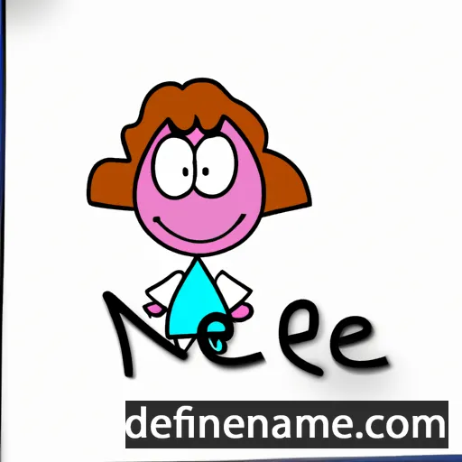 cartoon of the name Neile