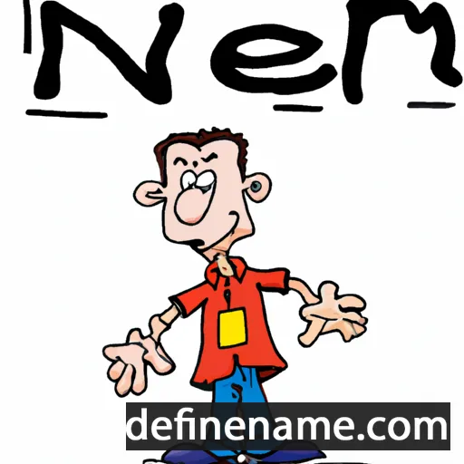 cartoon of the name Neim