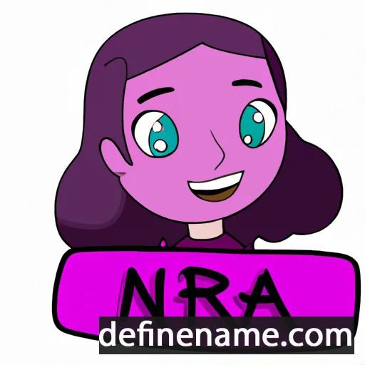 cartoon of the name Neira