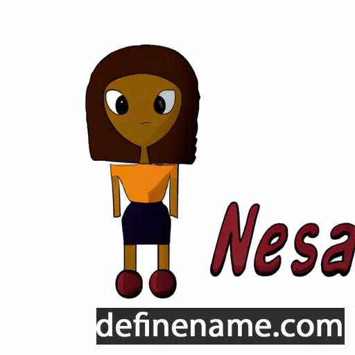 cartoon of the name Neisa