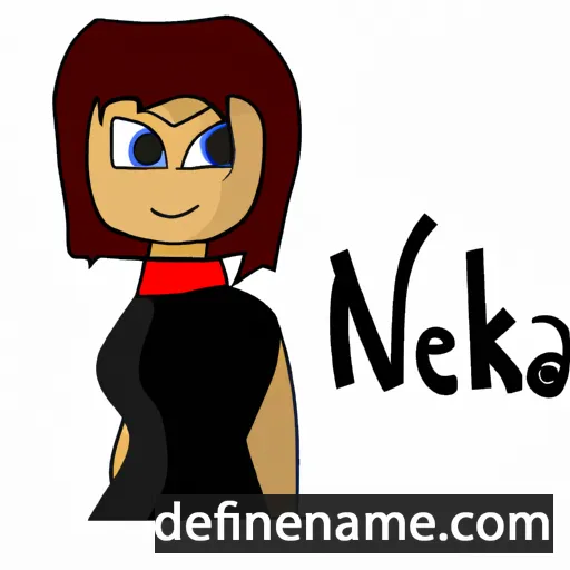 cartoon of the name Neka